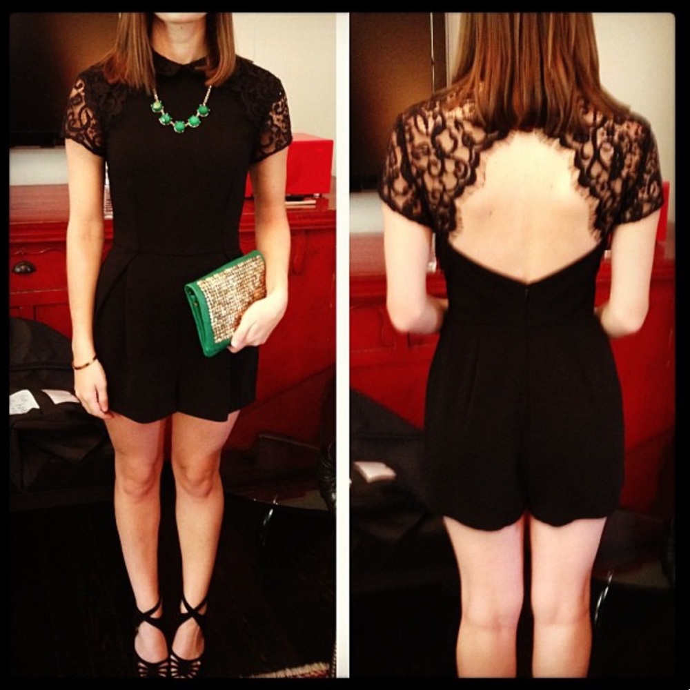 Top Shop black romper